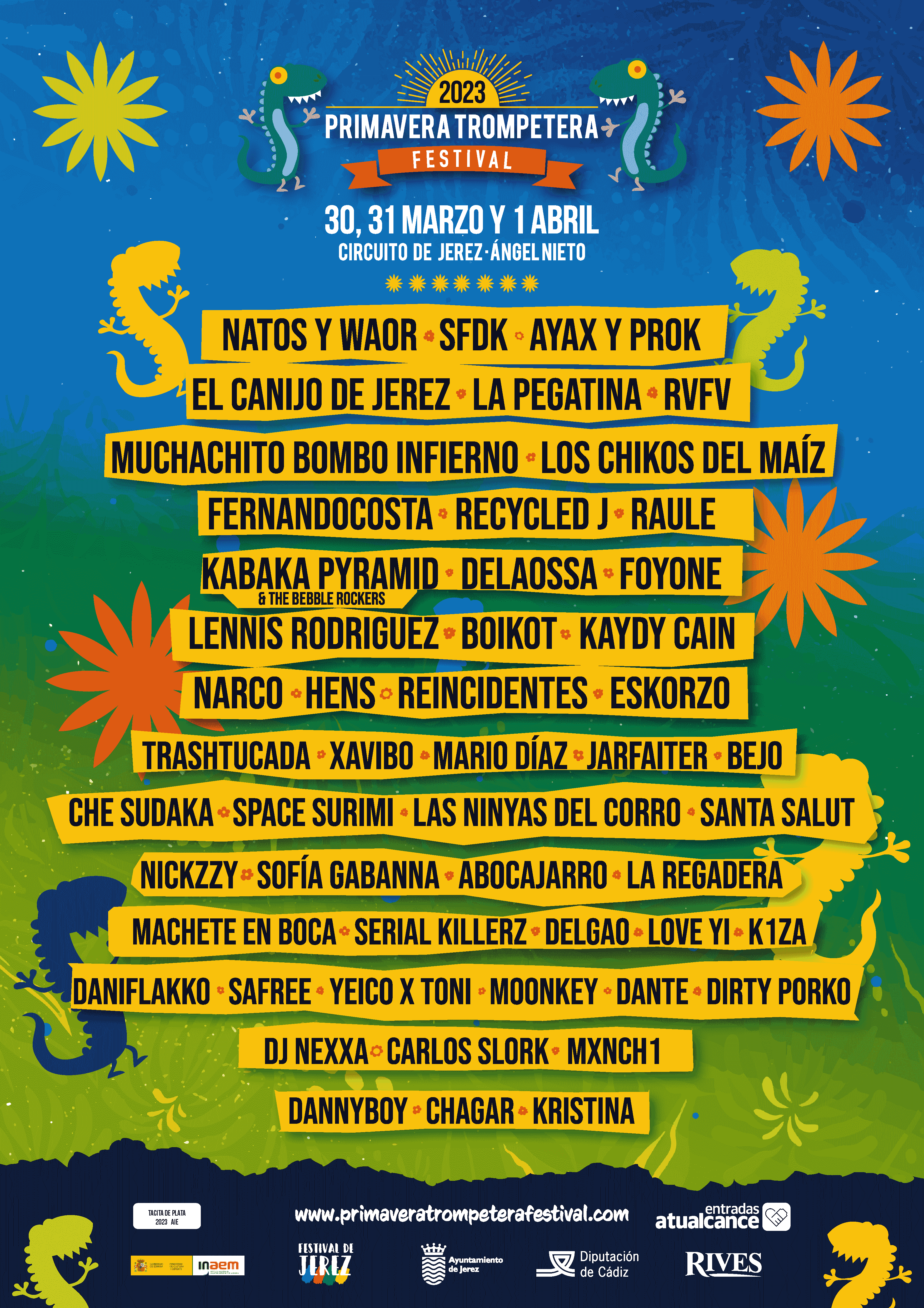 Cartel del festival Primavera Trompetera 2023