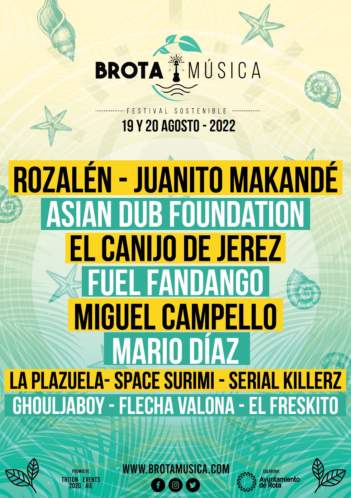 Cartel del festival Brota Música