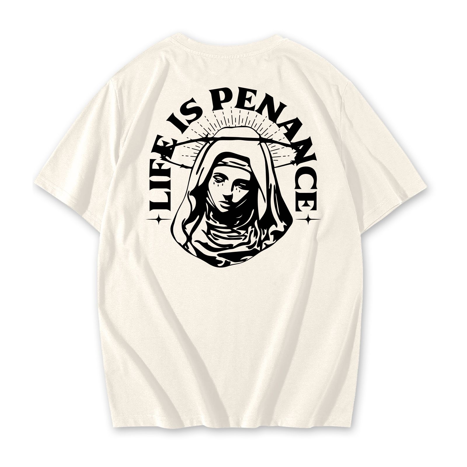 Camiseta con Diseño Life is Penance