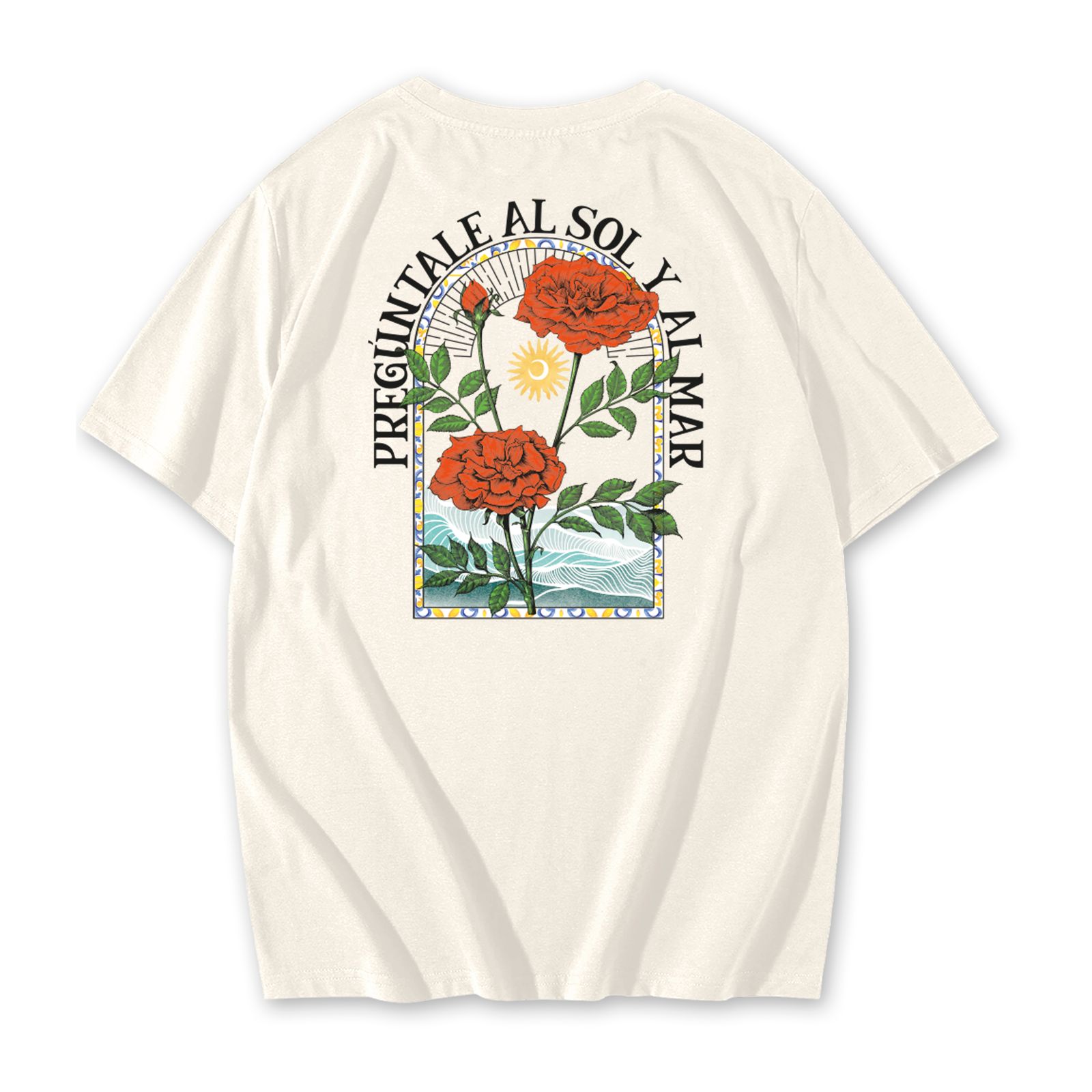 Camiseta con Diseño Pregúntale al Sol y al Mar