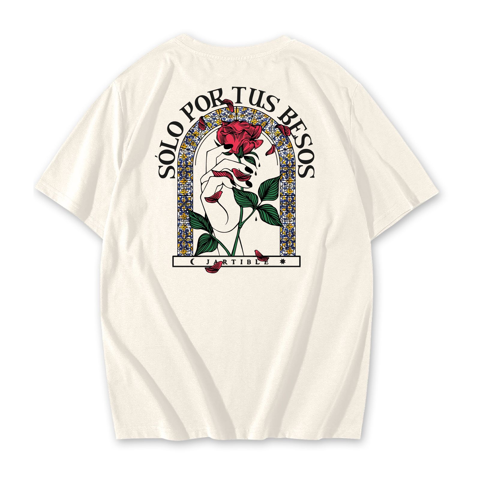 Camiseta con Diseño Sólo por tus Besos